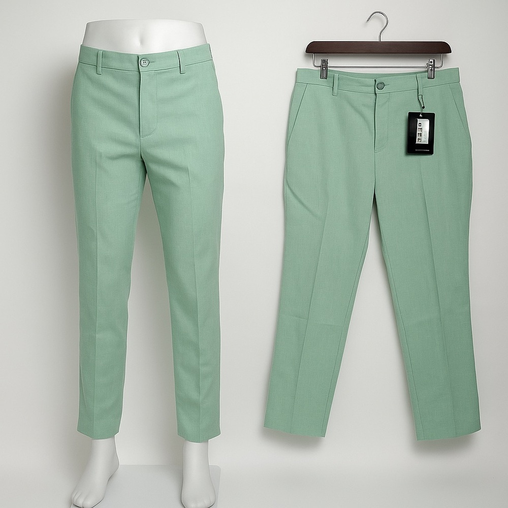 695 Linen Slim Suit Trousers